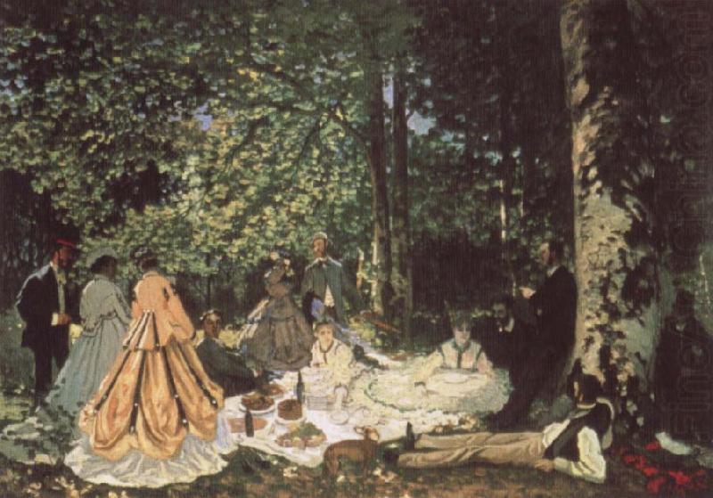 Le Dejeuner sur I-Herbe, Claude Monet